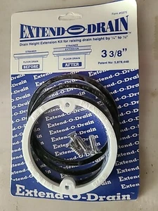 Extend-O-Drain 3-3/8" Duschablauf Höhe Verlängerungsset - Bild 1 von 2