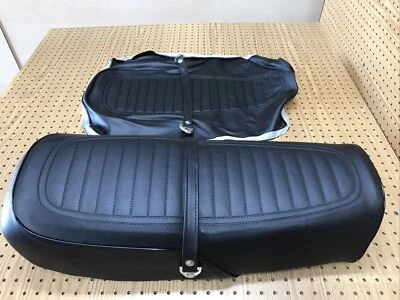 FUNDA ASIENTO HONDA CB750F MODELO 1975 A 1976 + CORREA (PLANTILLA HONDA DORADA) (H-264) Foto 1 de 4