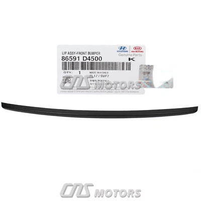 ⭐OEM⭐ Front Bumper Lower Lip Spoiler Deflector for 2019-20 Kia Optima 86591D4500 Foto 1 de 3