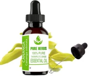 Pure Herbs Cananga 100% Pure & Natural Cananga Odorata Essential Oil - Picture 1 of 30