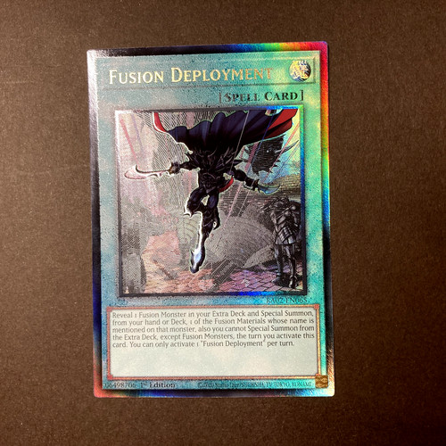 Fusion Deployment, Ultimate Rare, RA02-EN065 Rarity Collection 2 ...