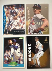 Greg Maddux Cards (4) - 1995 Pinnacle Zenith, Fleer Emotions, UD SP, 1989 Score - Picture 1 of 9