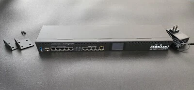 MikroTik RB3011 UiAS-RM 10 Ports Rack Mountable Gigabit Ethernet Router - Image 1 of 4