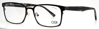 Gafas rectangulares de borde completo OGI 4323/2175 diamante negro para hombre 53-18-145 Foto 1 de 4