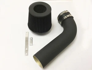 All BLACK COATED Air Intake System Kit&Filter For 2001-03 BMW 525 528 530 E39 I6 - Picture 1 of 2