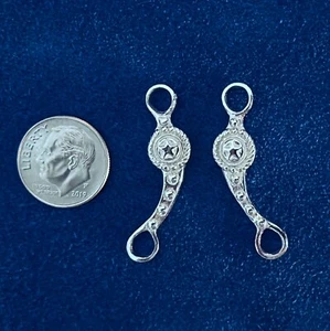 RDLC 1:6 (One Sixth) Scale FANCY WESTERN STAR BIT Silver ~ Item #1FWSB(SO)lfwb - Bild 1 von 2