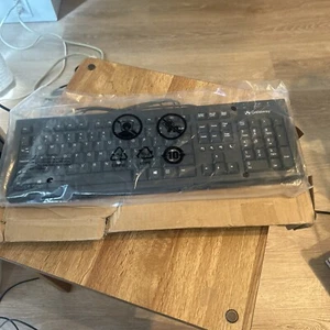 Acer Keyboard Wired USB Black PR1101U With Gateway Symbol - Picture 1 of 5