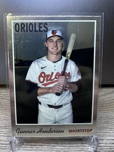 2024 Topps Chrome Lids x Mitchell & Ness #18 Gunnar Henderson - Picture 1 of 2