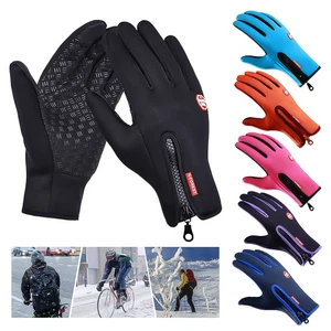Winter Warm Gloves Cold Weather Touch Screen Windproof Waterproof Thermal Gloves - Picture 1 of 15
