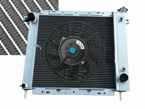 Radiador + ventilador 94 para Ford Ranger 2,0 L 2,3 L 1985-1994/Mazda B2300 SE 2,3 L4 1994 - Imagen 1 de 7