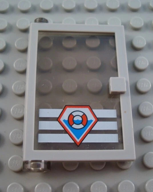 LEGO Light Gray 1x4x5 Left City Coast Guard Door Foto 1 de 1