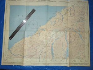RESTRICTED AERONAUTICAL CHART ,AAF APPROACH CHART , WATAROA NZ , SEPTEMBER 1943 - Picture 1 of 1