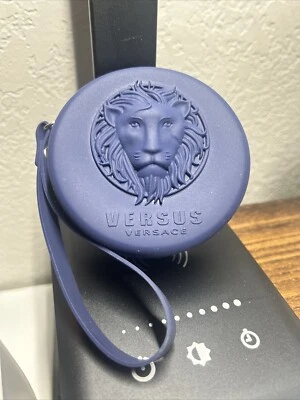 Versus WatchPod Travel Storage Case Blue Silicone-Zip-1.75" x 3.5"-EUC New - Image 1 of 4