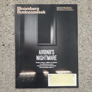 Bloomberg Businessweek Airbnb Brain Helmet Andrew Yang El Salvador Bitcoin Money - Picture 1 of 11