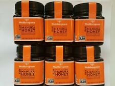 (6 Jars) Wedderspoon Raw - K FACTOR 16  Manuka Honey  8.8 oz  NEW, exp. 01/2024+