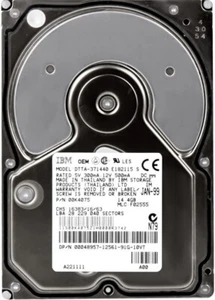 Disque Dur Dell 00048957 DTTA-371440 14.4GB 7200U/Min Pata Ide Ata 3.5 " Pouces - Photo 1/3
