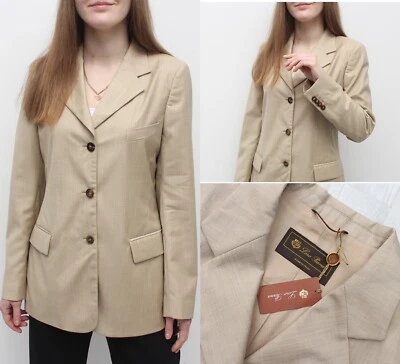 NWT! Women’s LORO PIANA Wool Jacket Blazer Sport Coat Size 42 ~S-M made in ITALY - Image 1 of 4