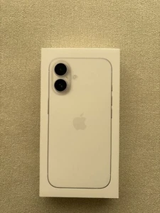 Apple iPhone 16 EMPTY BOX ONLY  White 256GB A3081 - Picture 1 of 2