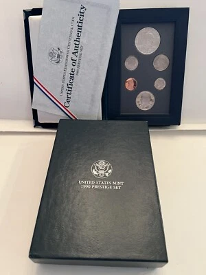 1990 UNITED STATES MINT PRESTIGE PROOF SET (6) PROOF COINS - Image 1 of 4
