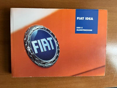 libretto uso e manutenzione originale Fiat Idea 2006 - Immagine 1 di 3