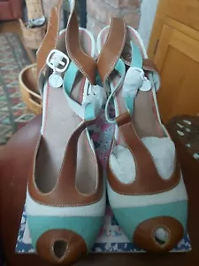 Ladies Handmade Designer Sandals By feud London Uk 8 New - Picture 1 of 5