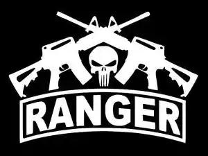 Calcomanía de vinilo militar veterano Army Ranger camión pegatina para coche elige el tamaño color - Imagen 1 de 2