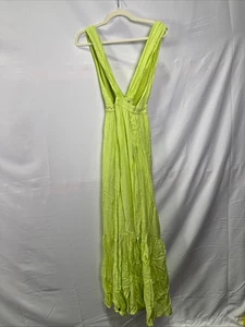 Maxi scotch & soda verde schiena aperta taglia M con foro - Foto 1 di 8