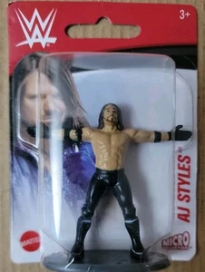 AJ Styles  3" Wrestling Figurine WWE Mattel Micro Action Figure Cake Topper - Picture 1 of 2