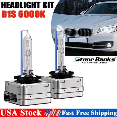 For BMW 535i xDrive 2009-2015 2x D1S LED Headlight High Low Beam Bulbs 36000LM - Image 1 of 4