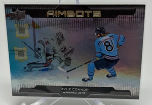 2024-25 Upper Deck Serie 1 Aimbots Negros #AB-4 Kyle Connor Winnipeg Jets - Imagen 1 de 2