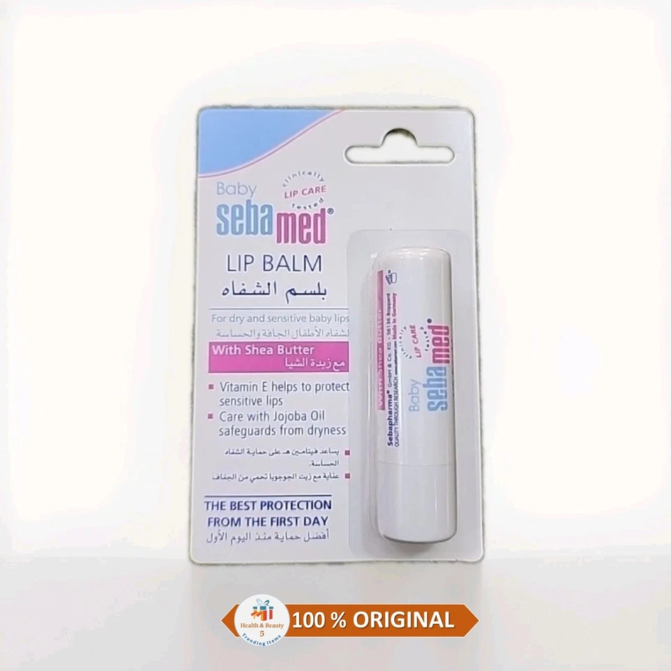 Bálsamo labial SEBAMED BABY para bebês com manteiga de karité para pele seca sensível  - Imagem 1 de 1