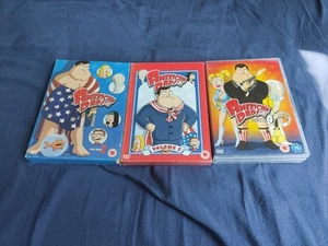 American Dad Volumes 2-4DVD Box Set Bundle Lot Preowned - Picture 1 of 2