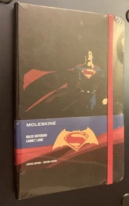 Moleskine Superman BATMAN Ruled Notebook 5 x 8.25" RARE Sealed - Picture 1 of 3