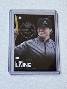 2025 DGPT Black Parallel Heidi Laine #FPO15 Disc Golf /75 - Picture 1 of 2