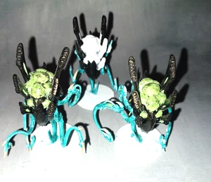 40k Tyranids 3 Venomthropes painted-nearly battle ready GW US SELLER  TYRANIDS  - Picture 1 of 9
