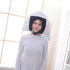 Linda diadema gorra de sushi cubierta de cabeza de bola de arroz juguetes de simulación - Imagen 1 de 11
