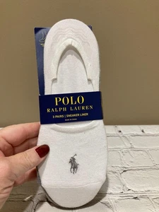 Polo Ralph Lauren neu mit Etikett Damen Einheitsgröße unsichtbare Sneaker Linersocken * 3 Paar * - Bild 1 von 8