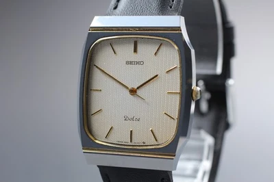 Vintage 1988 [Exc+5] Seiko Dolce 9531-5140 reloj de cuarzo de tungsteno... - Imagen 1 de 4