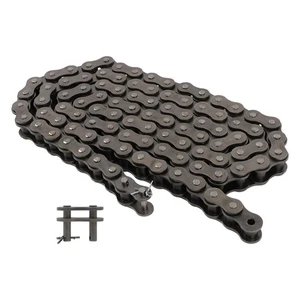 Heavy Duty #100H Roller Chain x 10 feet + 1 Connecting Links - Picture 1 of 17