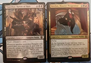 MISCUT PRINT DOTS - Strefan, Maurer Progenitor & Timothar, Baron Of Rats NM FOIL - Picture 1 of 3