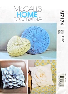 2015 Pillows Four Styles Sewing Pattern McCall's 7174 New OOP - Picture 1 of 2