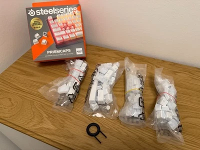 SteelSeries Prismcaps weiß - Doubleshot PBT Keycaps - wie neu - Bild 1 von 4
