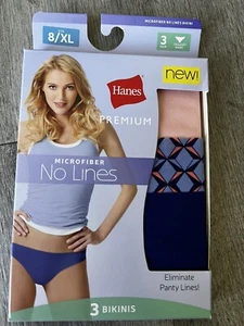 Hanes Premium Microfibra Sin Líneas-5S-3bikinis-Nuevo - Imagen 1 de 2