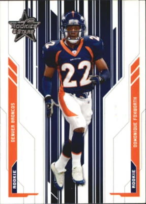 2005 Leaf Rookies and Stars #142 Domonique Foxworth RC - NM-MT - Image 1 of 2