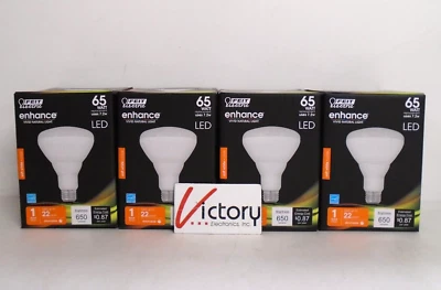 NEW Feit Electric Enhance 65W LED Light Bulb 4-PACK | BR30 Bulb | BR30DM/927CA - Image 1 of 4
