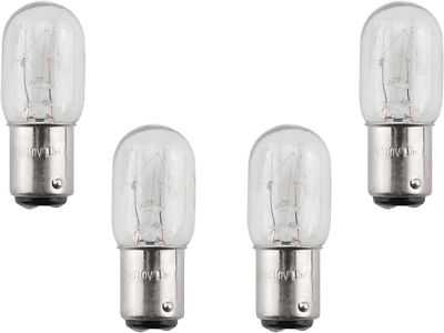 4Pcs 15W 120V Silver Base Sewing Machine Light Bulb Household Sewing Machine Inc - Image 1 of 4