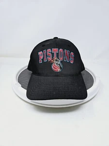 Vintage Detroit Pistons Embroided Snapback Hat 1990s NBA Used FAST SHIPPING  - Picture 1 of 7