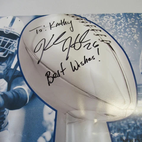 Indianapolis Colts Super Bowl XLI Poster 2006-2007 Signed #26 Kelvin Hayden Cover