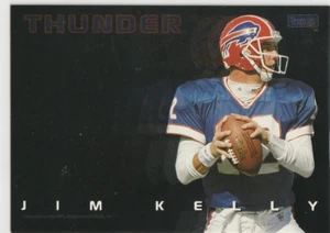 1993 SkyBox Premium Thunder and Lightning #1 Jim Kelly/Thurman Thomas Bills - Bild 1 von 2