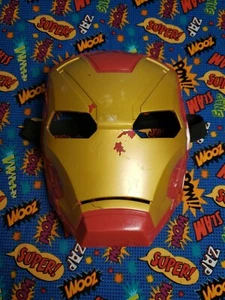 Marvel Iron Man Cosplay Costume Mask Youth Sized Hasbro 2015 - Picture 1 of 3